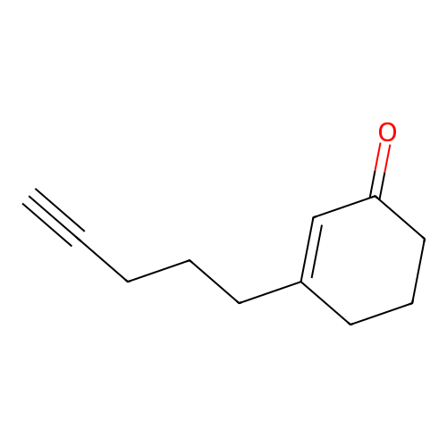 2-Cyclohexen-1-one, 3-(4-pentynyl)- structure