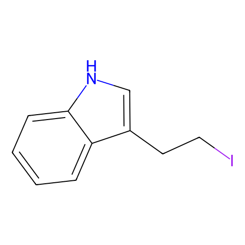 Indole, 3-[2-iodoethyl]- structure