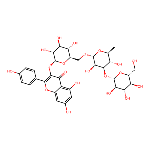 Kaempfetrin structure