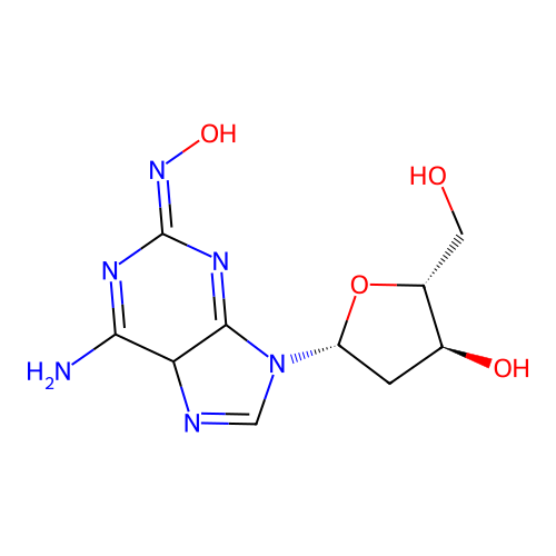 2'-Deoxy-2-(hydroxyamino)adenosine structure