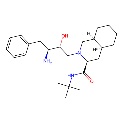 Saquinavir EP Impurity C structure