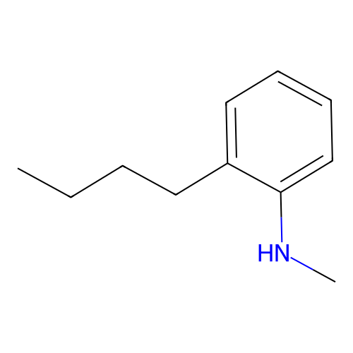 2-butyl-N-methylaniline structure