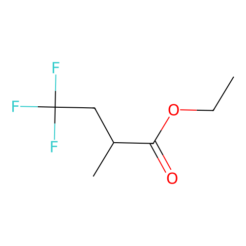 Ethyl 2-methyl-4,4,4-trifluorobutyrate structure