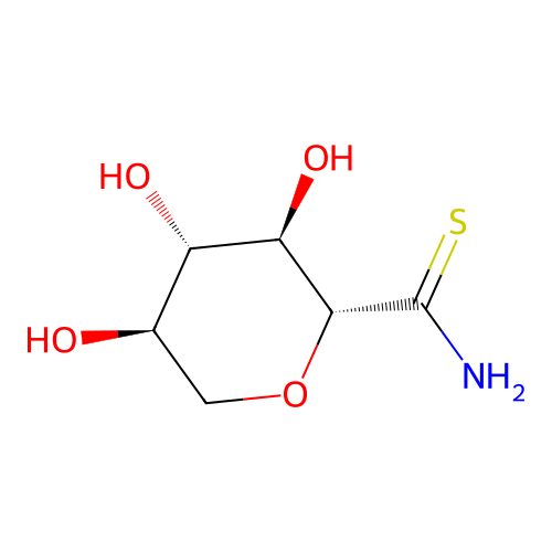 (2R,3R,4S,5R)-3,4,5-trihydroxyoxane-2-carbothioamide structure