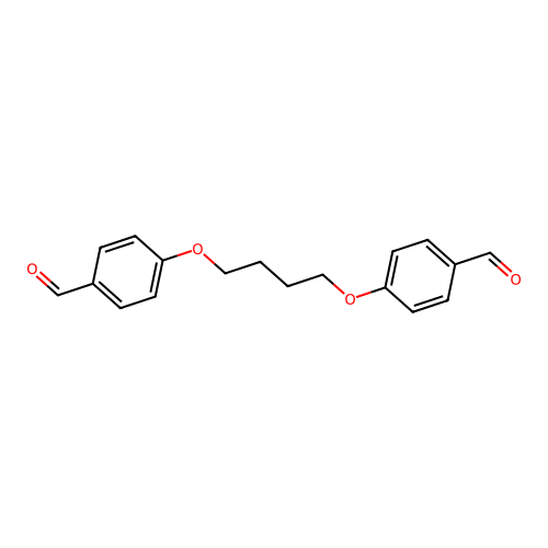 4-[4-(4-Formylphenoxy)butoxy]benzaldehyde structure