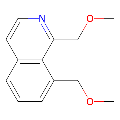 1,8-Bis(methoxymethyl)isoquinoline structure