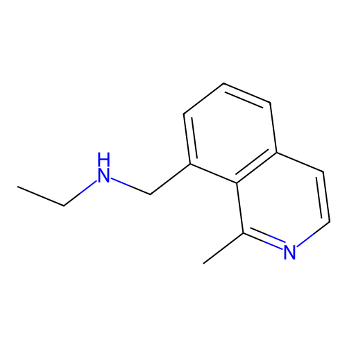 N-[(1-methylisoquinolin-8-yl)methyl]ethanamine structure