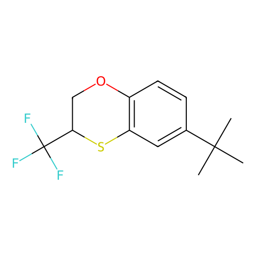6-tert-Butyl-3-(trifluoromethyl)-2,3-dihydro-1,4-benzoxathiine structure