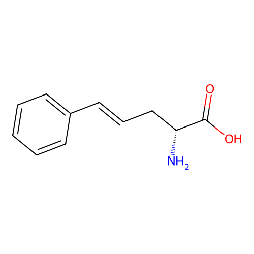 (R)-2-Amino-5-phenylpent-4-enoic acid structure