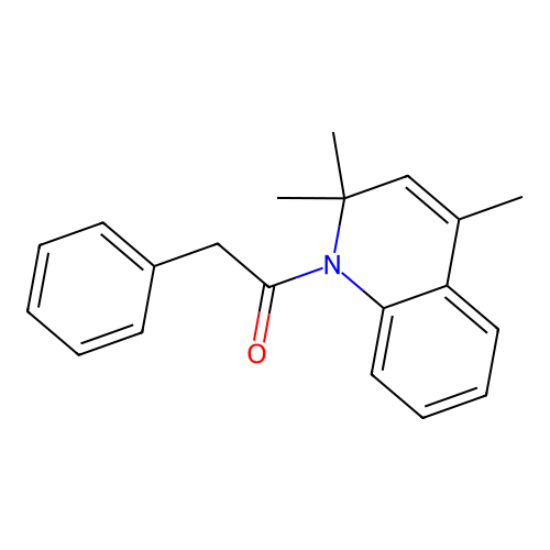 2,2,4-Trimethyl-1-(phenylacetyl)-1,2-dihydroquinoline structure