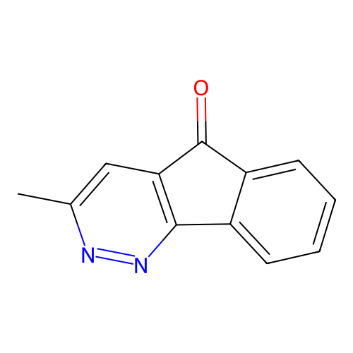 3-Methyl-5H-indeno[1,2-c]pyridazin-5-one structure