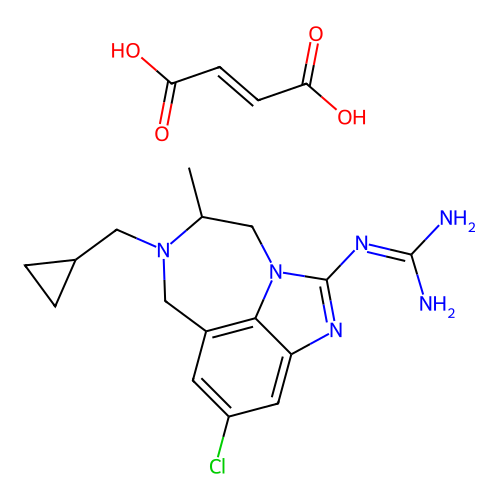 Imidazo[4,5,1-jk][1,4]benzodiazepine, guanidine deriv. structure