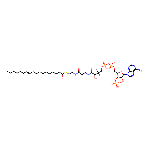 vaccenoyl-coenzyme A structure