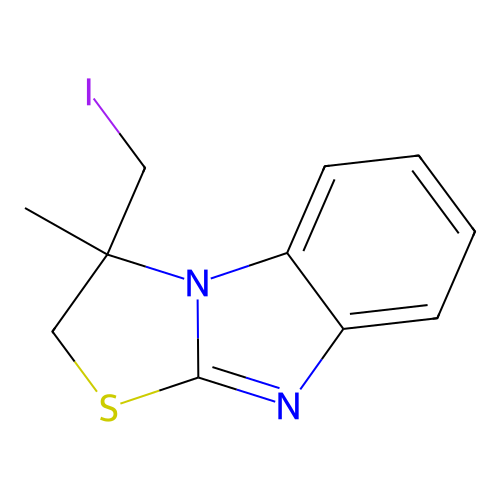 3-(Iodomethyl)-3-methyl-2,3-dihydro[1,3]thiazolo[3,2-a]benzimidazole structure