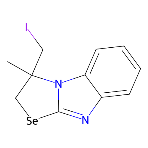 3-(Iodomethyl)-3-methyl-2,3-dihydro[1,3]selenazolo[3,2-a]benzimidazole structure