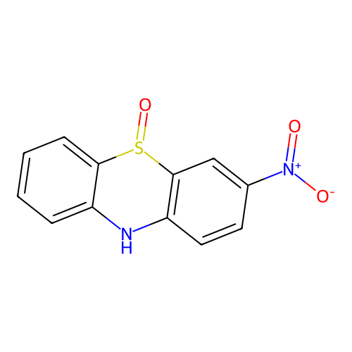 3-Nitrophenothiazine-5-oxide structure