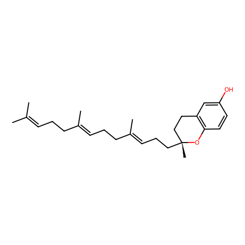 d-Tocotrienol structure