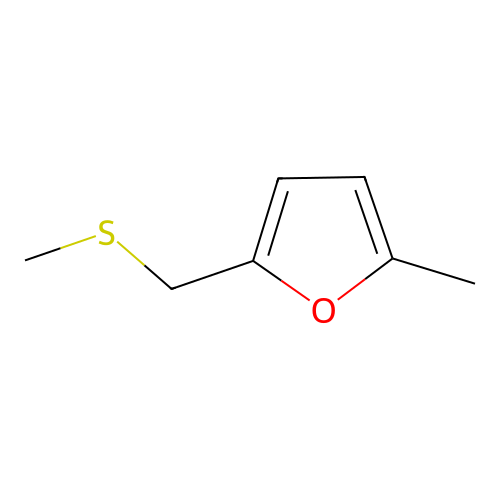 Methyl 5-methylfurfuryl sulfide structure