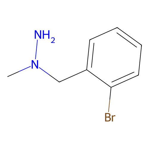 1-[(2-Bromophenyl)methyl]-1-methylhydrazine structure