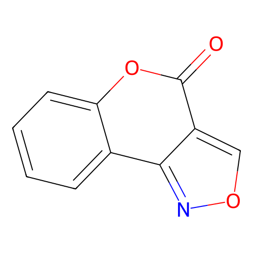 Chromeno[4,3-c]isoxazol-4-one structure
