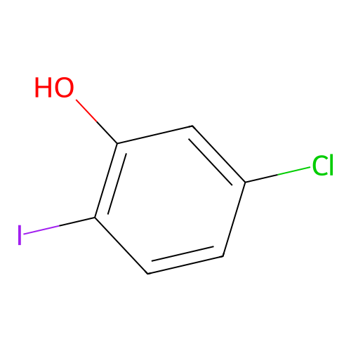 5-Chloro-2-iodophenol structure