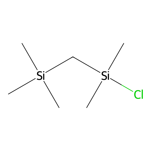[(Chlorodimethylsilyl)methyl]trimethyl silane structure