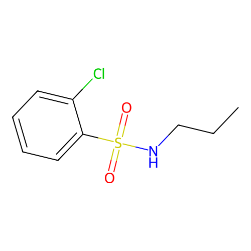 2-chloro-N-propylbenzene-1-sulfonamide structure