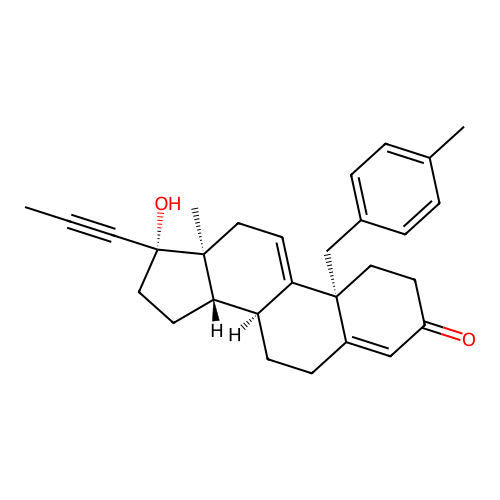 Steroid antagonist, 2 structure