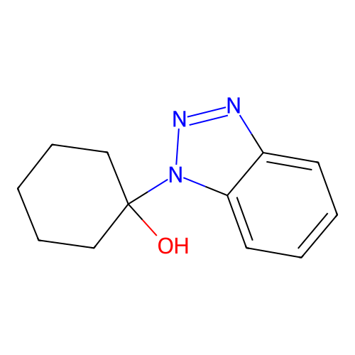 1-Benzotriazolylcyclohexan-1-ol structure