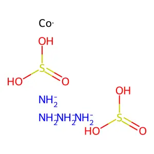 Azanide;cobalt;sulfurous acid structure