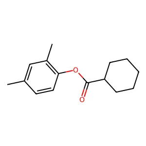 2,4-Dimethylphenyl cyclohexanecarboxylate structure