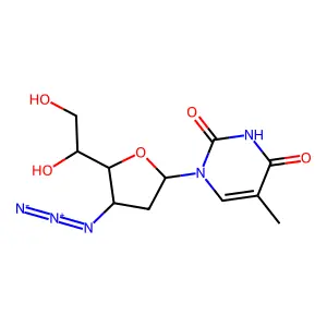 5'OHCH2alloAZT structure