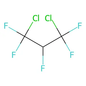 1,3-Dichloro-1,1,2,3,3-pentafluoropropane structure