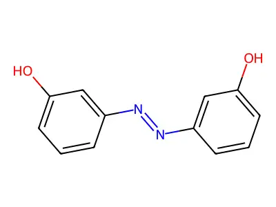 3-[(3-Hydroxyphenyl)diazenyl]phenol structure