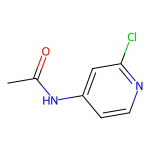 N-(2-chloropyridin-4-yl)acetamide structure