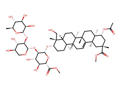 4-Methyl 1-(4-nitrophenyl) n-[(benzyloxy)carbonyl]glycylaspartate structure