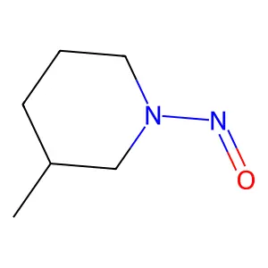 1-Nitroso-3-pipecoline structure