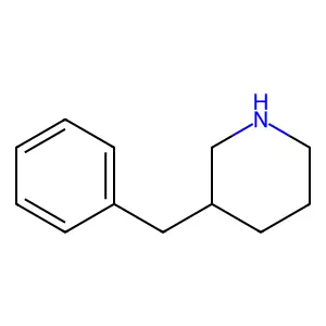 3-Benzylpiperidine structure