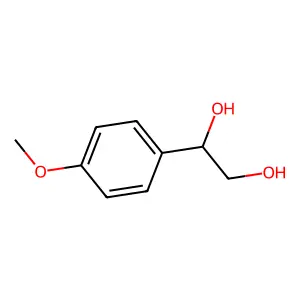 1-(4-Methoxyphenyl)-1,2-ethanediol structure