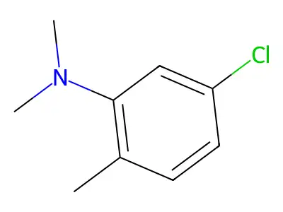 5-Chloro-N,N-dimethyl-O-toluidine structure