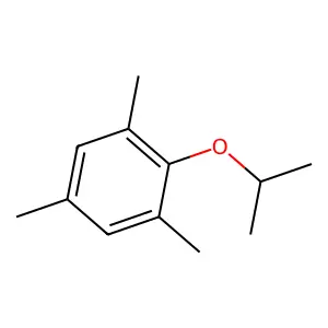 Benzene, 1,3,5-trimethyl-2-(1-methylethoxy)- structure