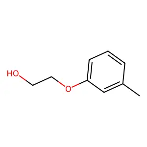 Ethanol, 2-(3-methylphenoxy)- structure