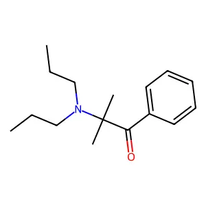2-(Dipropylamino)-2-methyl-1-phenylpropan-1-one structure