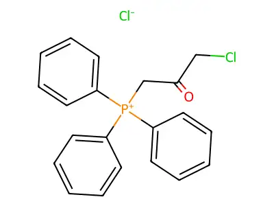 3-Chloro-2-oxopropyl triphenylphosphonium chloride structure