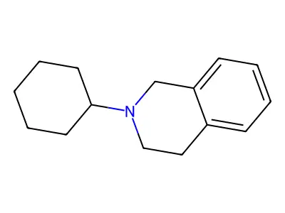 2-Cyclohexyl-1,2,3,4-tetrahydroisoquinoline structure