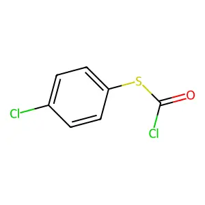 S-(4-Chlorophenyl) chlorothiolformate structure
