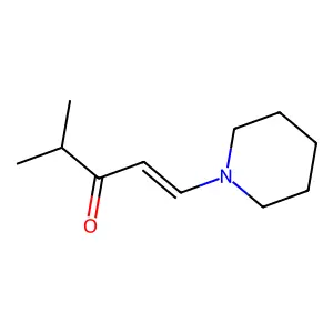 4-Methyl-1-(1-piperidinyl)-1-penten-3-one structure