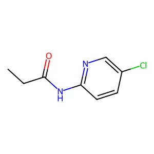 N-(5-chloropyridin-2-yl)propanamide structure