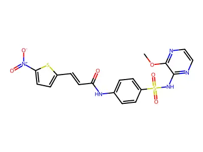 Necrosulfonamide structure