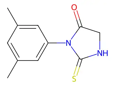 3-(3,5-Dimethylphenyl)-2-sulfanylideneimidazolidin-4-one structure